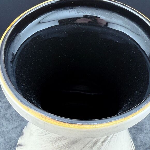 Vintage Sylvac Pottery #4581 Vase England Beige Brown 1960s Retro 9" H - Picture 5 of 7